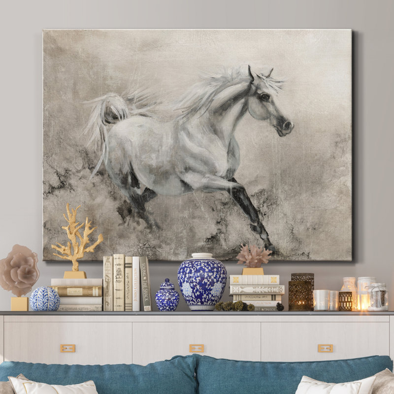 " Majestic Stallion I ", 48" H x 32" W x 1" D