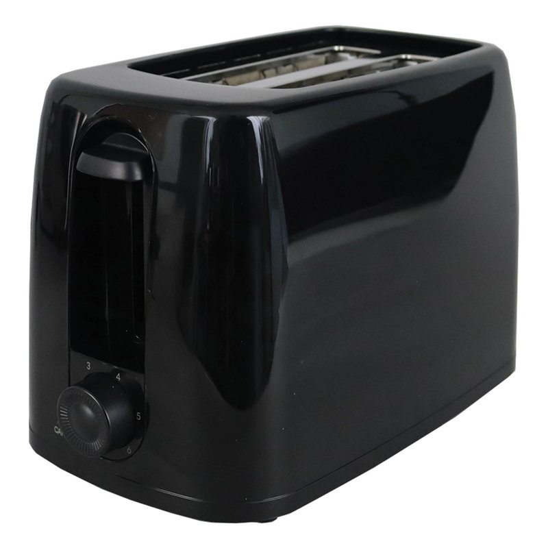 Igenix 2 Slice Toaster Black, Black