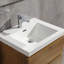 Meuble-lavabo suspendu avec lavabo en porcelaine et comptoir en surface solide, meuble-lavabo mural en MDF avec 2 tiroirs à fermeture douce, préassemblé, 24 po/30 po/36 po-1511534473