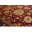 Tapis en laine rouge foncé/doré/bleu 6 pi x 9 po main one-of-kind-noué la 2010 ushak Xanthos