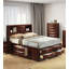 Lit double avec tiroirs de rangement et bibliothèque de tête de lit, 2 tables de chevet, ensemble complet de meubles de chambre à coucher-132225376-132225382