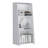 Note 47" Tall Three-Tier Ladder Bookcase Black-1884173360