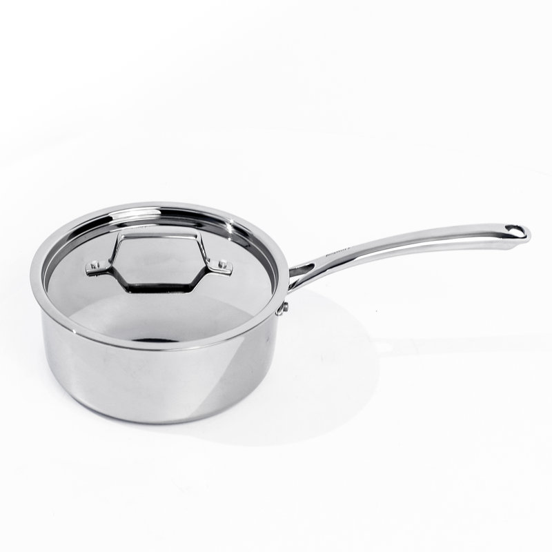 Professional 5-Piece Stainless Steel Tri-Ply Cookware Set