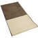 Washable Anti Slip Trellis Brown Rug