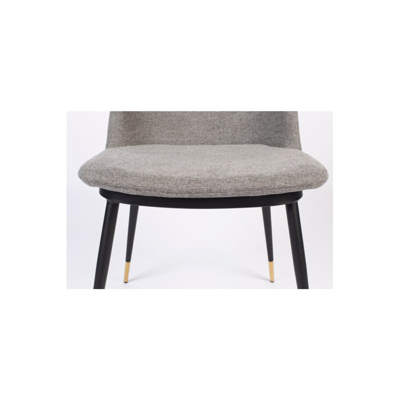 Lionel Upholstered Dining Chair, Gray
