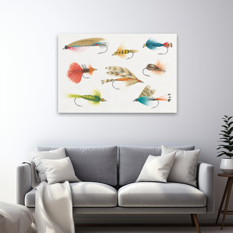 Contemporary Gone Fishin I, H 48 po x l 32 po
