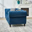 Canapé en tissu d'ameublement 65 po Chesterfield-772144411