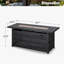 Niven Rectangle Propane Smokeless Fire Pit Table with Hidden Fuel Tank-2087959574