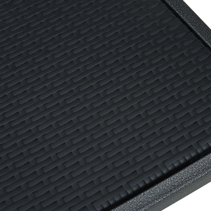Ensemble de salle à manger rectangulaire long avec coussins 35,1 po, 6, Table de 78,8 po de longueur