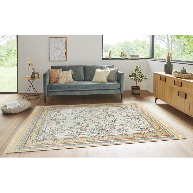 Tufted Cream Rug, Rectangle 195 x 300cm