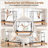 89'' W 3-In-1 Professional Wood Pilates Reformer With Full Cadillac Trapeze Table, 500Lb Capacity Studio-Grade Machine For Home Gym, Includes Jumpboard, Sitting Box & Accessories For Full Body Toning