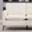 Comfortable Leather Sofas, Compact Modern Loveseat For Living Room Home