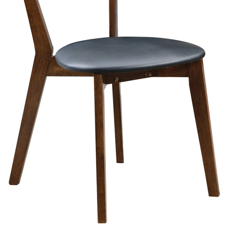 Chaise d'appoint Lopes en noyer foncé