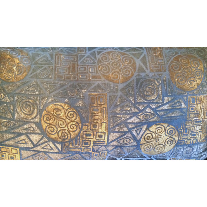 Klimt II Rectangular Pillow Cover, 19" x 32", Velvet
