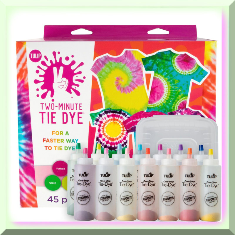 Two-Minute Tie Dye Kit with 14 Bright Colors