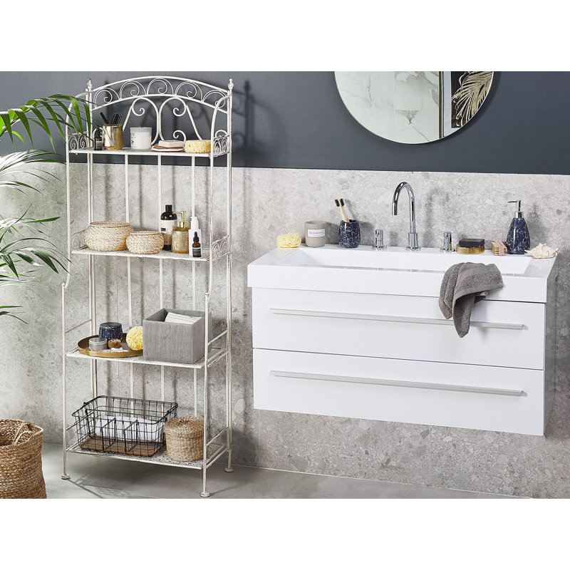 Chaylyn 61cm W Metal Shelving Unit