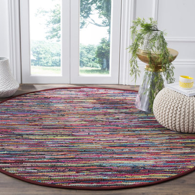 Samaniego Rug Hand Woven Cotton Abstract Rug
