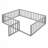 Wood Daybed Frame with Fence-591128208-591128212