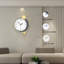 Grande horloge murale moderne pour le décor du salon, horloge murale silencieuse à piles, art mural intérieur élégant pour la cuisine de la chambre à coucher, décoration de la maison