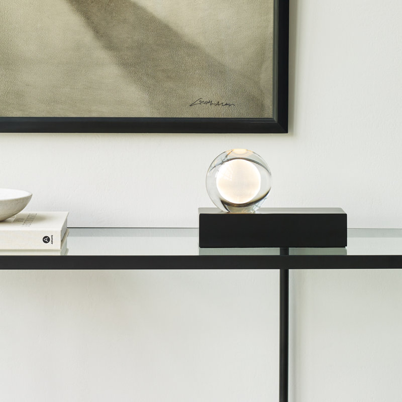 Mina LED Table Lamp, Nightshade Black