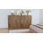 Black Fluted Dresser For Bedroom With 7 Drawers, 55" Wide Modern Chest Of Drawers With Metal Handle-2120894439