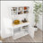 Versatile Kitchen Storage Cabinet With Multiple Compartments And Modern Appeal