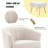 Latonia Upholstered Barrel Chair with Ottoman-1928382067