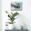 «Rhino Crossing» par Robert Campbell, art mural en verre acrylique épique, 24 po x 16 po-167819242