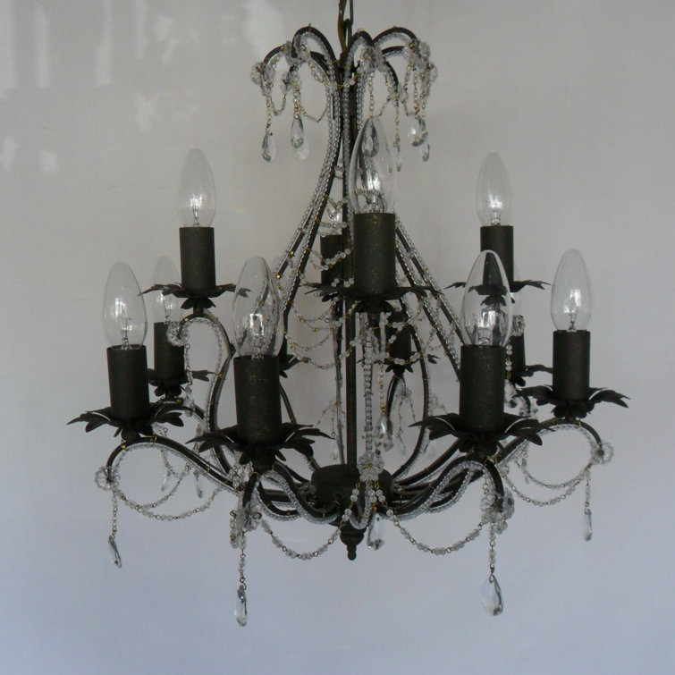 10-Light Candle-Style Chandelier