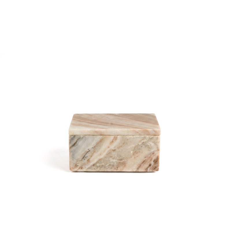 Marbre Toronto Boîte, 3" H x 6" W x 4" D