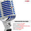 Microphone rétro à 5 cœurs classique dynamique professionnel XLR Studio-92388967