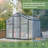 6X8 FT Greenhouse, Polycarbonate Greenhouse With Quick Setup Structure And Roof Vent, Aluminum Large Walk-In Greenhouse-113997883