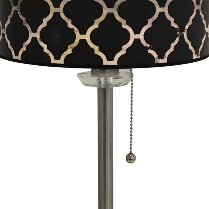 Meyerson Table Lamp, Black, Bronze/Nickel/Black