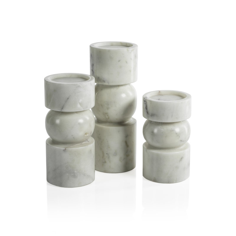 10'' H Marble Tabletop Pillar