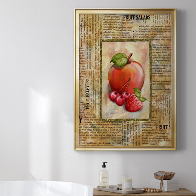 «Mixed Fruit I», toile encadrée de qualité supérieure - prête à être accrochée