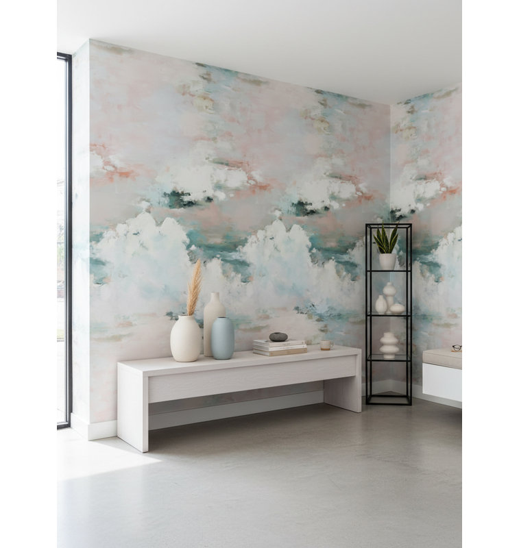 Abstract Wallpaper Modern Removable Contemporary Wall Double Roll