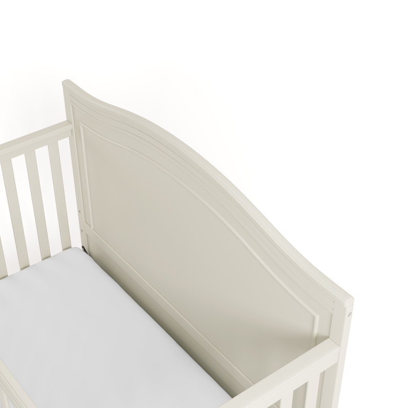 Lit de bébé convertible Paris 4 en 1, Avoine givrée, Lit à barreaux