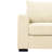 Soft Ribbed Corduroy 2 - Seat With Coastal Flair, Cream Color, 79 Inch Width , Textured, 34 Tall, Build