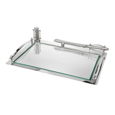 Ricci Argentieri Glass Jewish Bread Board