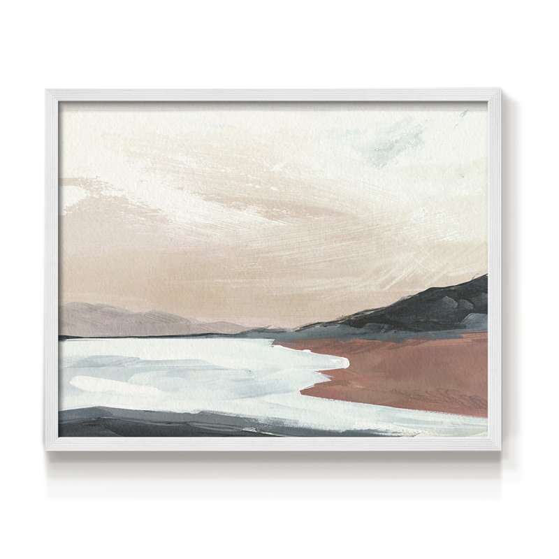 Paynes Coast II - Reproduction encadrée - Restickable, H 11 po x l 14 po, Blanc