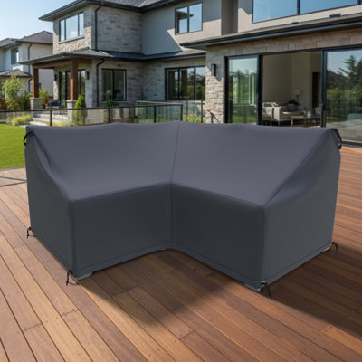 Bryonny Modular L-Shape Outdoor Conversation Sets Sectional Sofa Cover