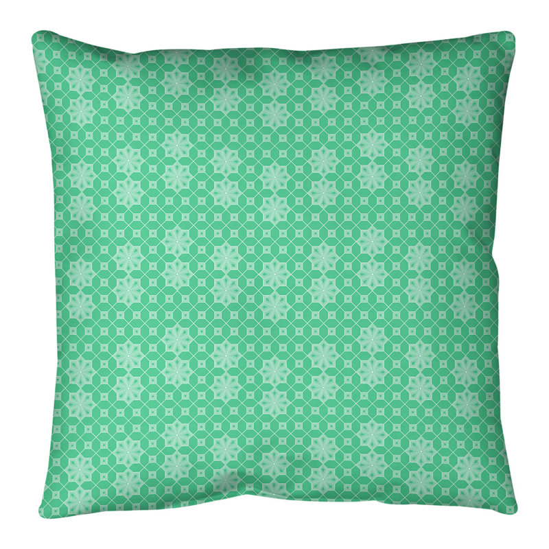 Coussin de sol Katelyn Elizabeth, 28 po x 28 po, Vert