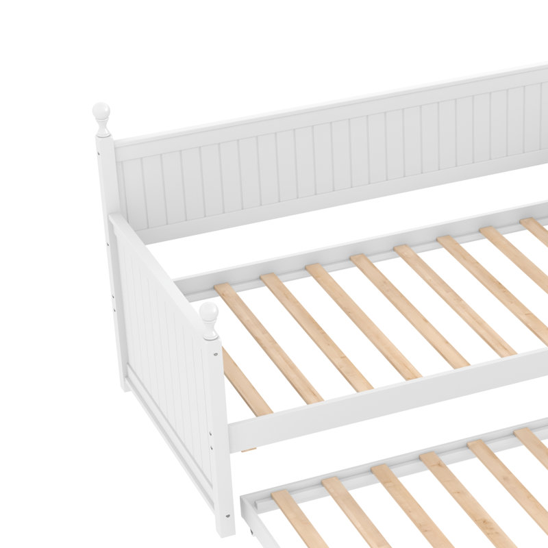 Lit plateforme Gerold, Blanc