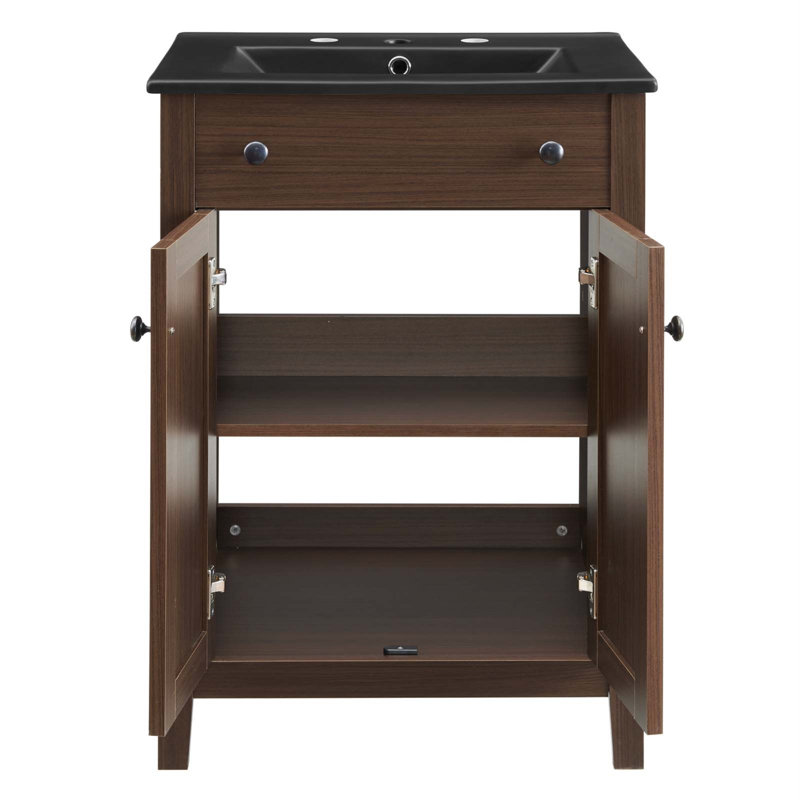 Modway Nantucket 24" Bathroom Vanity, Brown