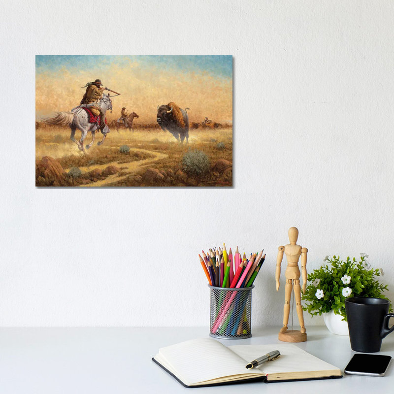 Showdown by Joe Velazquez - Wrapped Canvas Print, 20.32 cm H x 30.48 cm W
