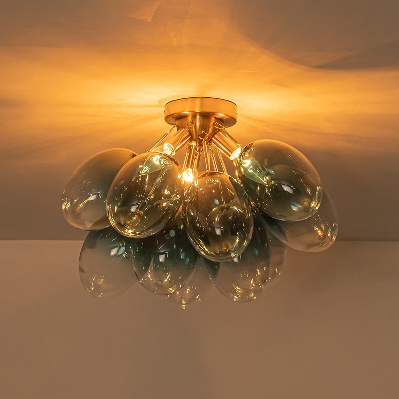 Plafonnier semi-encastré 3 lumières