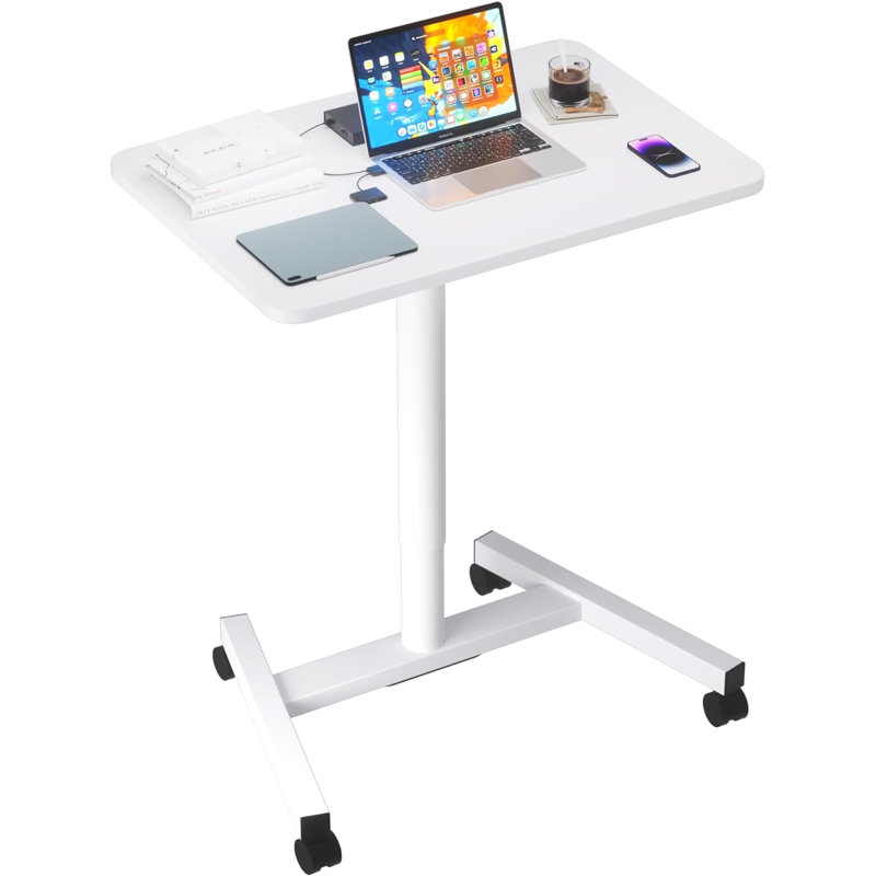 Bureau debout l 28 po Taelar, Blanc