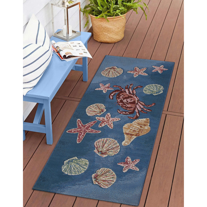 Thomasina No Pattern And Not Solid Color Synthetic Non-Skid Kitchen Mat, Runner 1'11" x 4'11"