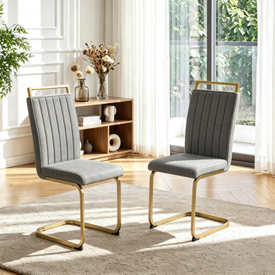 Modern Velvet Dining Chairs Set of 2