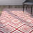 Sonny Cedar Brook Hand Loomed Cotton Geometric Rug-19275247